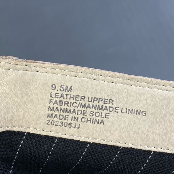 Gianni Bini x Nastia Liukin Bowery Leather Zip-Up Lug Sole Booties womens 9.5 - Picture 9 of 9